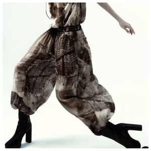 NWT! Zara LIMITED EDITION PRINTED PANTS